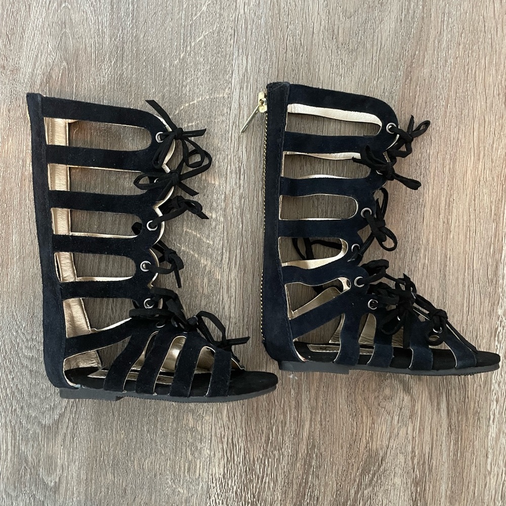 Joyfolie Toddler Sandal Size 4 toddler (Black)
